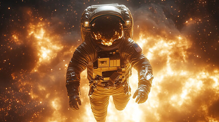 Fototapeta premium welder at night