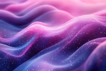 Obraz premium Abstract wavy, digital, vibrant, pink and purple background