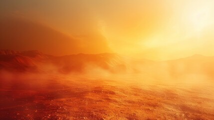 Desert Sunrise, Smoky Mountains,  Golden Hour,  Sunrise