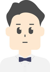 다양한 직업과 연령의 남자 사람 아이콘