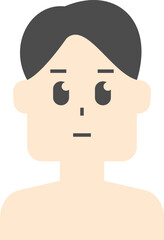 다양한 직업과 연령의 남자 사람 아이콘