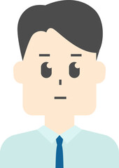 다양한 직업과 연령의 남자 사람 아이콘