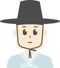 다양한 직업과 연령의 남자 사람 아이콘