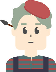 다양한 직업과 연령의 남자 사람 아이콘