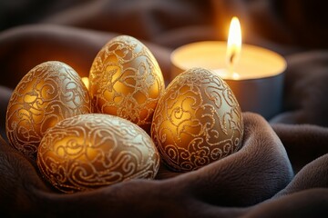 Golden Easter in Baroque Style, Easter eggs