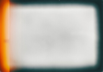 Vintage photo film vignette, film grain and light leak template on transparent background. Template for design, retro film effects, and light leak