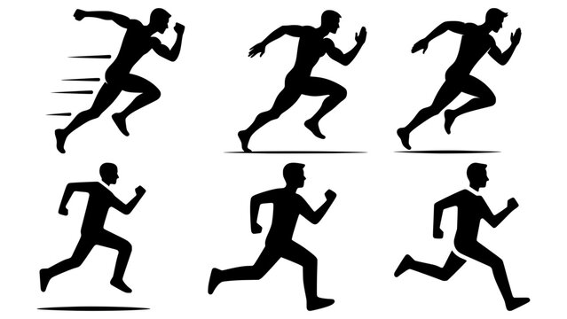 Man Running Icon Sheet