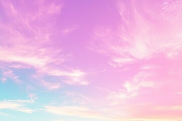 Obraz premium Dreamy Sky at Dusk, Pastel colors