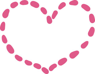 손그림 러블리 하트 아이콘