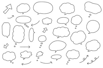 吹き出し矢印セット