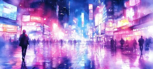 Obraz premium Candy Colored Reflections, Pastel colors