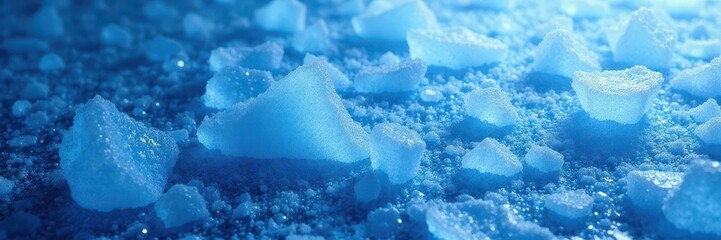 Abstract geometric blue ice pattern Shimmering, cold, glacial, frost, winter, polygonal, crystal, texture, background , blue, texture