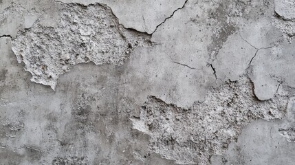 Cracked and weathered cement surface texture with visible imperfections and flaws