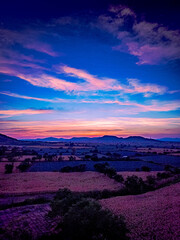 Paisaje atardecer 