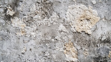 Textured Weathered Concrete Surface Displaying Detailed Damage and Degradation