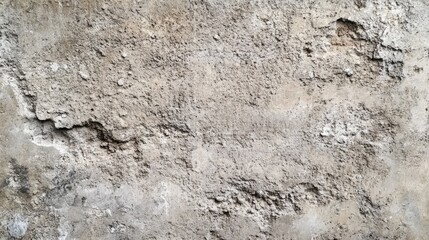 Weathered textured concrete wall with various cracks and imperfections is visible