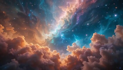Obraz premium Cosmic Cloudscape