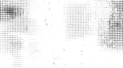 Abstract halftone dotted background. Black and White Dots, Halftone effect. Gradient. Subtle halftone vector texture overlay. Monochrome abstract splattered background.	