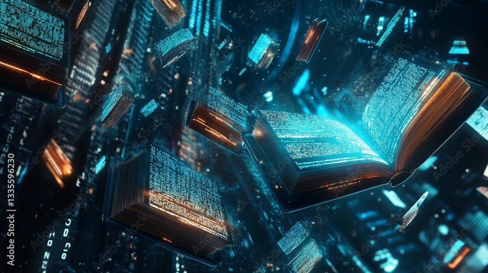 Poster digital tomes: a conceptual representation of data flow and information