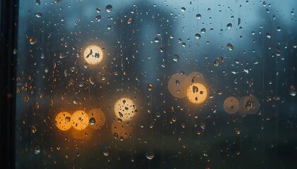 Cozy Rainy Window Scene
