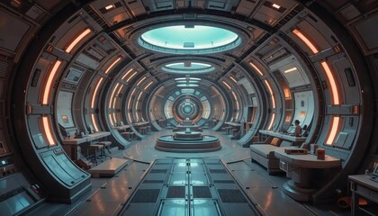 Space Station Retro Future