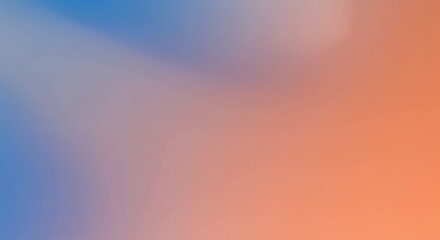Abstract Pastel Gradient Background Soft Blue Peach and Coral Hues
