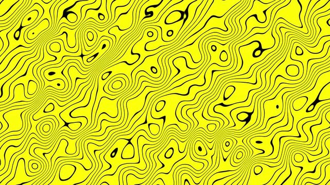 Vibrant abstract yellow pattern ideal for creative projects, modern art, background design, video editing, and graphic design
