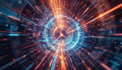 Obraz premium Time Travel Abstract Portal