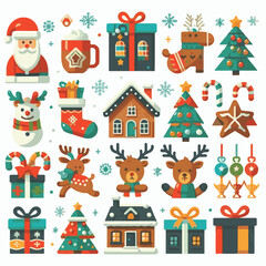 christmas, background, illustration, card, xmas, decoration, greeting, winter, design, holiday, celebration, white, vector, happy, art, banner, tree, graphic, abstract, merry, december, season, red, i