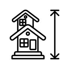 Architecture icon design template