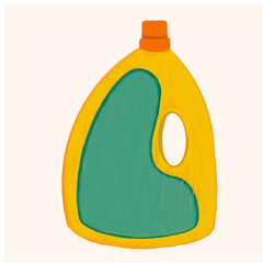 illustration of a bottle of water