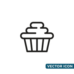 Minimalist Cup Icon Design Template 