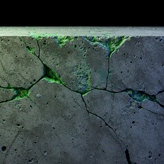 Smart Cement Texture with Self-Healing Cracks – Eco-Friendly, Responsive Design for Futuristic Architecture