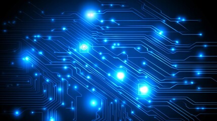 Obraz premium Abstract Circuit Board Design