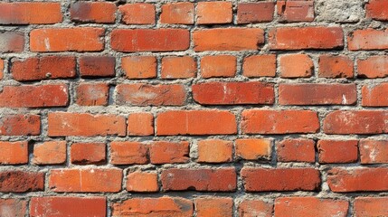 Obraz premium A Textured Detailed Close Up View Of Brick Wall
