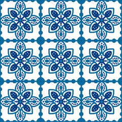 Fototapeta premium pattern batik flower damask ethnic boho ikat texture tribal geometric background
