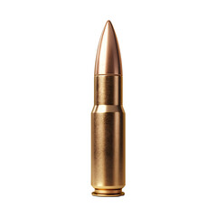 308-caliber full metal jacketed bullet, transparent  background, png