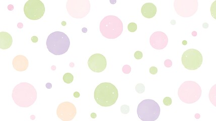 Pastel polka dot pattern background. (1)