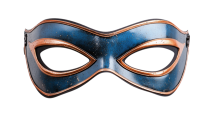 Superhero mask, cut out. Isolated on a transparent background.