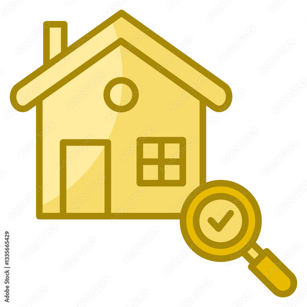 Aufkleber monitoring icon element for design