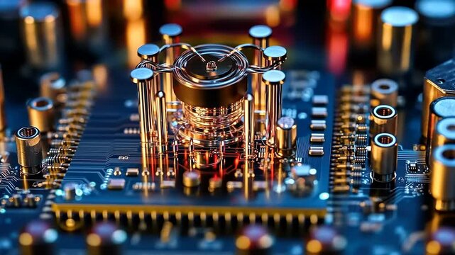 Steampunk Processor: A Futuristic Tech Marvel