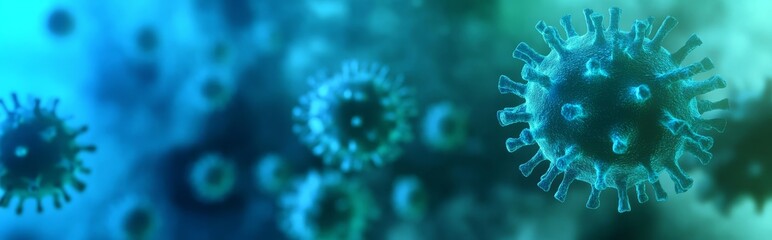 Representation of disease contagion and propagation.