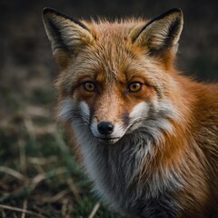 red fox in the wild