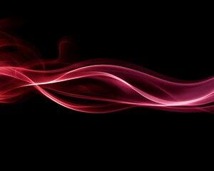 Red smoke swirls on black background (1)