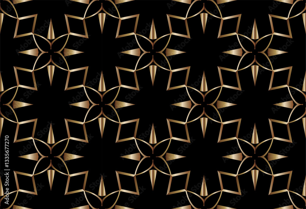 Aufkleber seamless geometric vector pattern. dynamic tech wallpaper in minimalist style