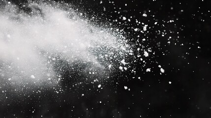 Obraz premium Abstract Snow Dust Textures in High Contrast for Background Use