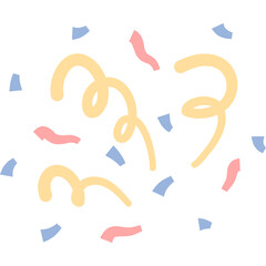 Obraz premium Birthday party confetti