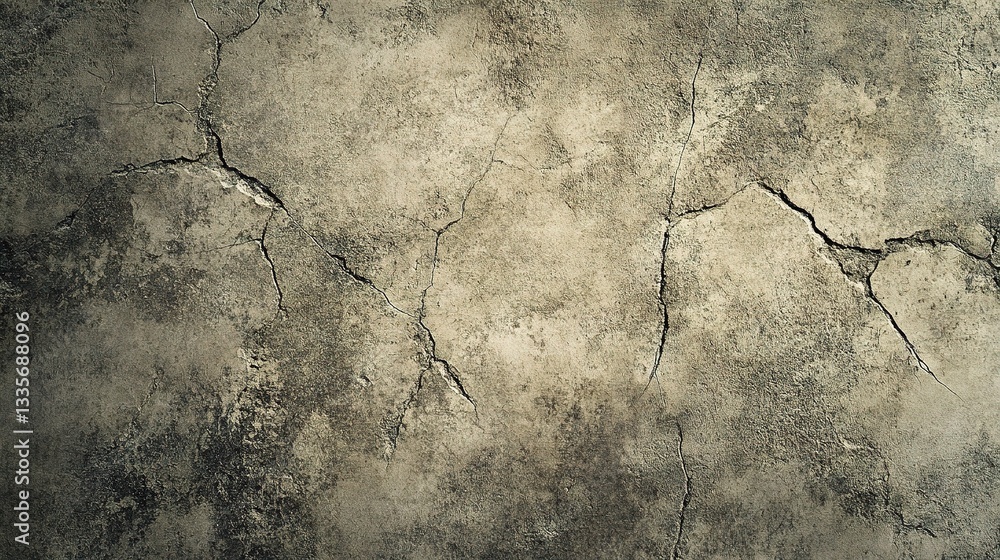 Aufkleber weathered concrete texture: a close-up shot of a worn concrete surface reveals an intricate pattern 