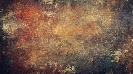 Distressed Texture: A rustic, textured background with a captivating mix of colors and patterns that evokes a sense of history, depth, and character. 
