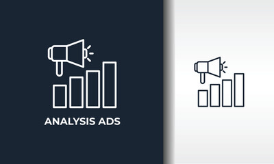 Analysis Ads Vector, Icon Or Logo Sign Isolated Symbol Illustration